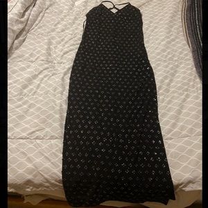 NBD Black Dress with Slit